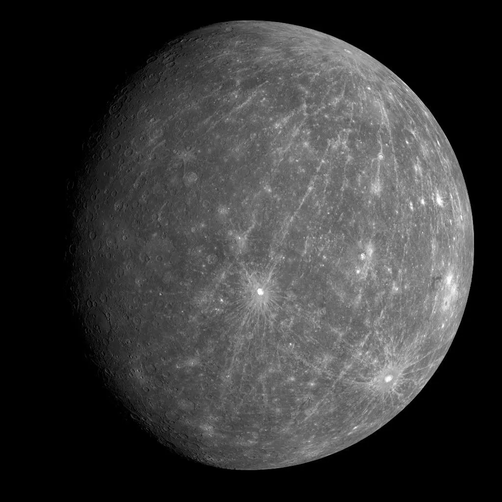 The planet Mercury